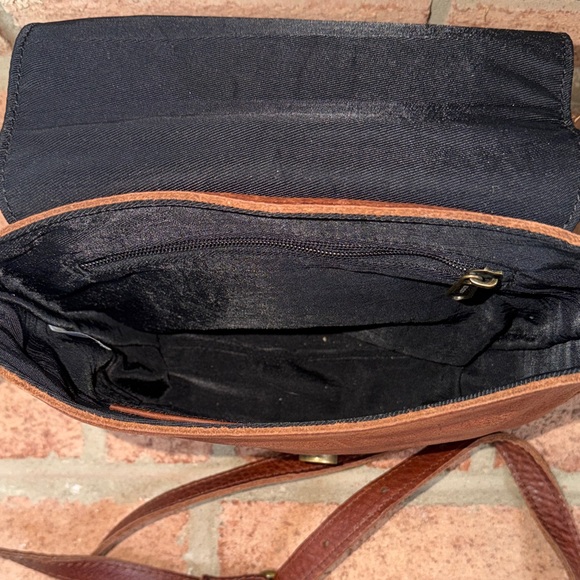 Duluth Trading Co Brown Leather Crossbody Bag - Picture 4 of 6